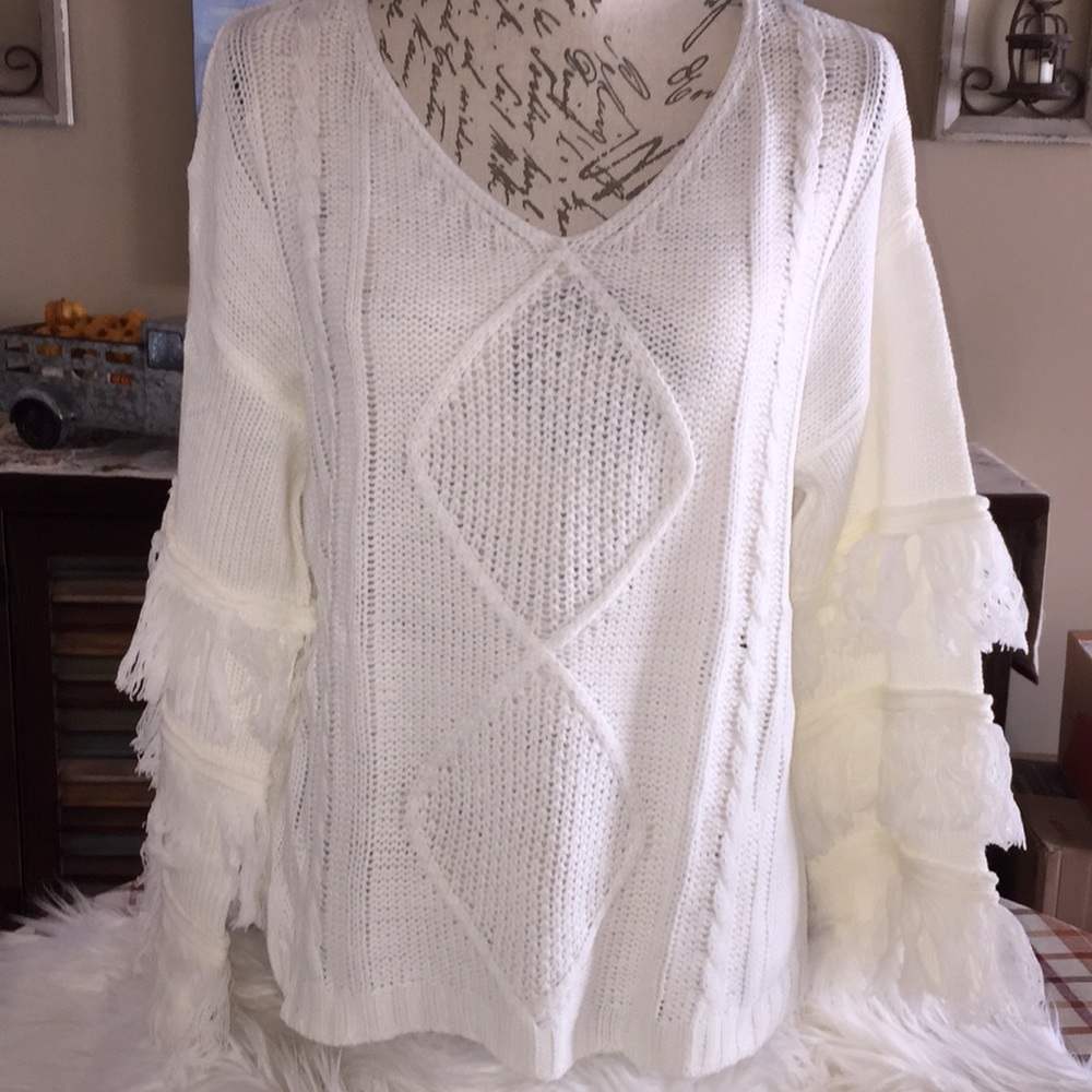Cable Knit Sweater{Last One} - Picture 2 of 8